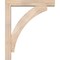 Ekena Millwork Thorton Block Smooth Bracket w/ Offset Brace, Douglas Fir, 5 1/2"W x 30"D x 36"H BKT0604X30X36THR05SDF - alternate 3
